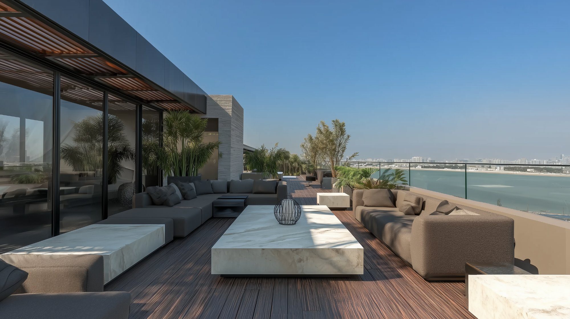 Terrace with sea view